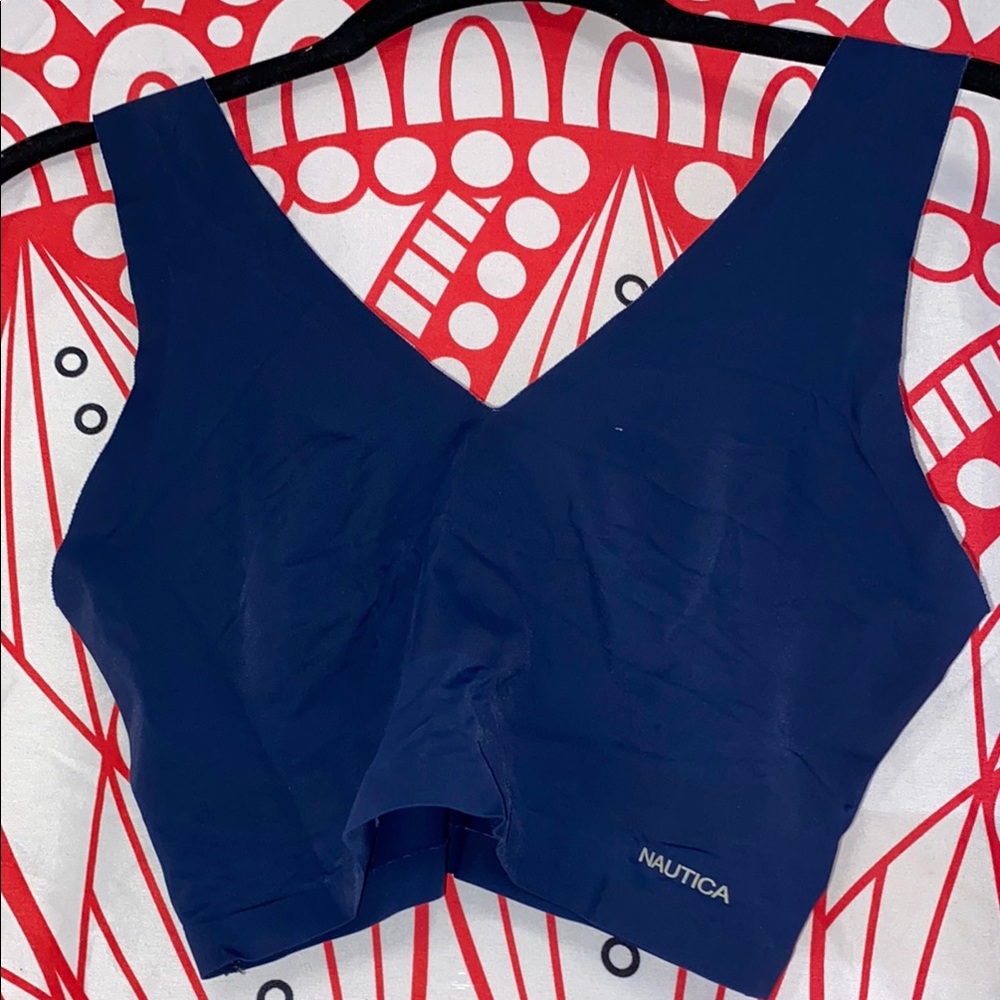 Nautica Blue Sports Bra